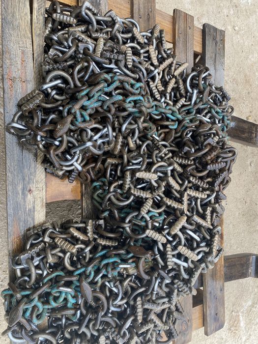 Correntes de proteção pneus retroescavadora