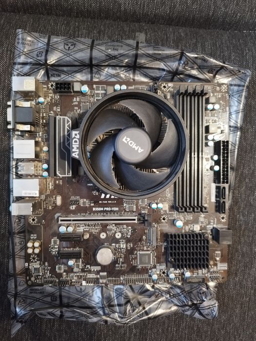 ryzen 5 2600x z płytą główną MSI b350m pro-vdh