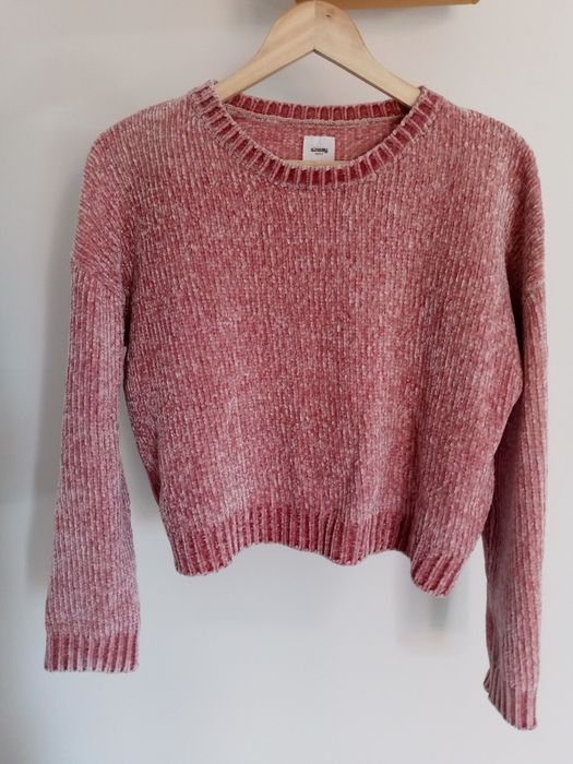 Sweter Sinsay purowy róż, rozm. M
