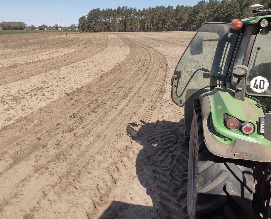 Siew kukurydzy, zbóż,rzepaku  uprawa pasowa strip till