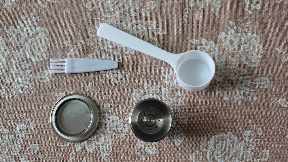 Cápsula reutilizável em inox para máquina Nespresso