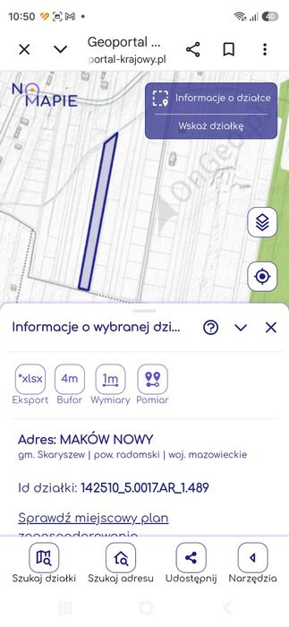 Działka,Makow Nowy