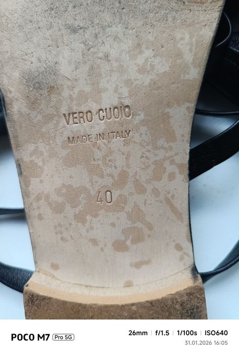 Сандалі vero made in Italy. 39р,38р.