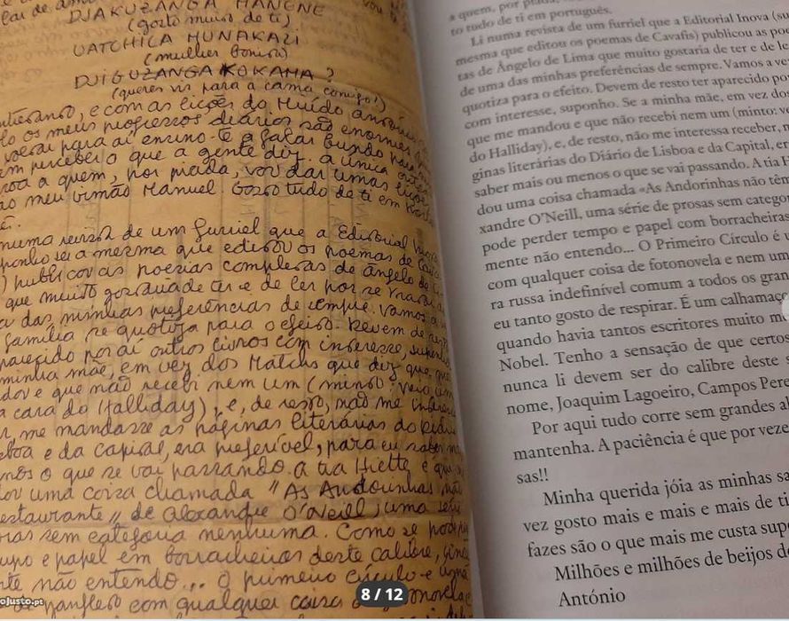D´este Viver Aqui Neste Papel Descripto-Cartas da Guerra/ A. L Antunes