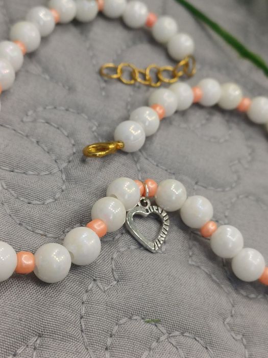 Śliczny naszyjnik handmade