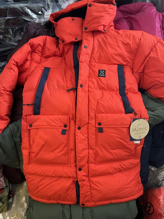 Куртка парка Haglofs чоловіча L розмір зелена та червона