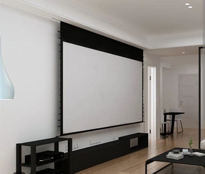 Projetor mecool com tela