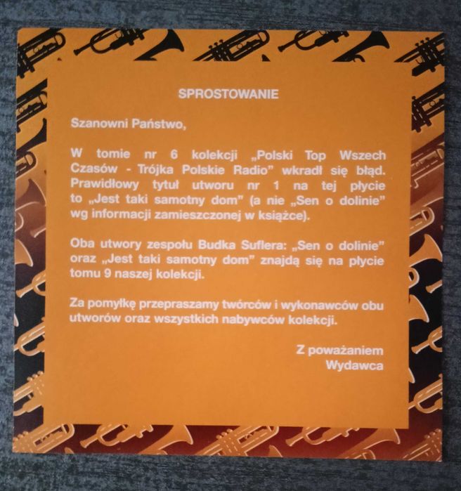Polski Top Wszech Czasów - Trójka - 9xCD