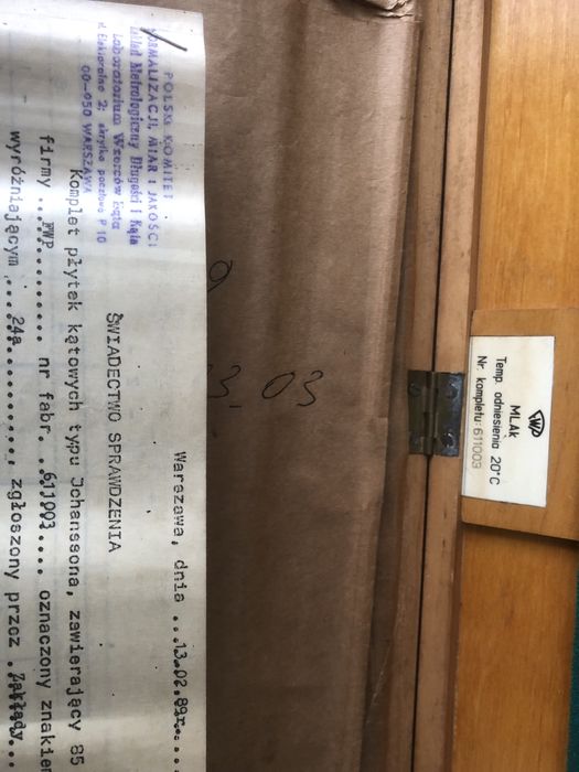 Płytki kątowe wzorcowe