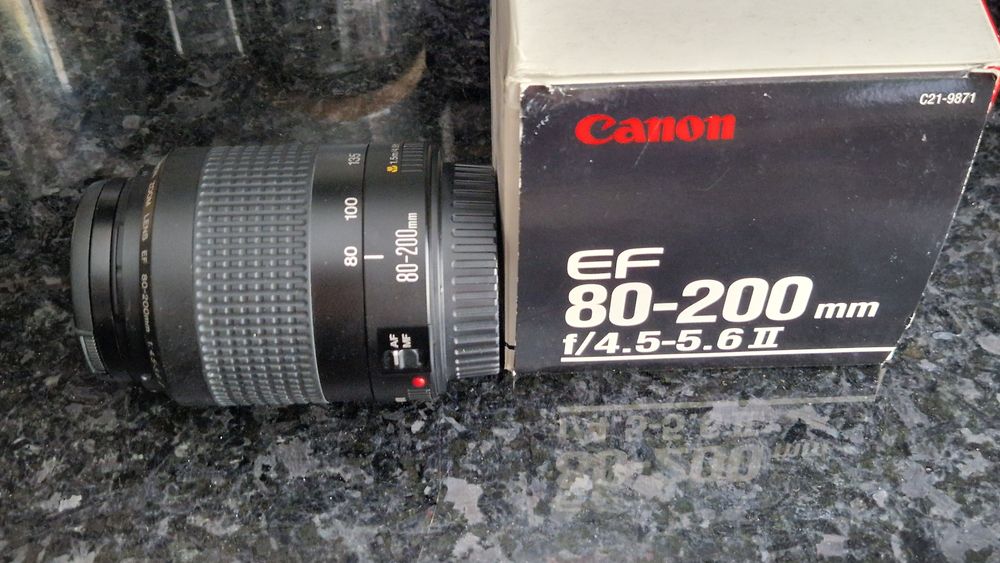 Canon EF 80-200mm II Impecável | Sem Uso | Caixa Original