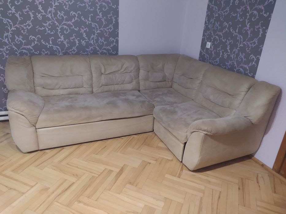 Продам диван-ліжко розкладний, матерія -мішковина(самовивіз)
