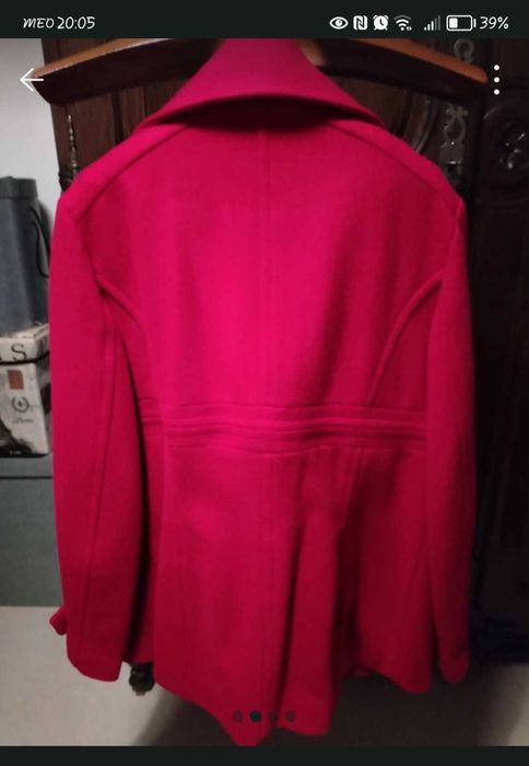 Casaco senhora vermelho