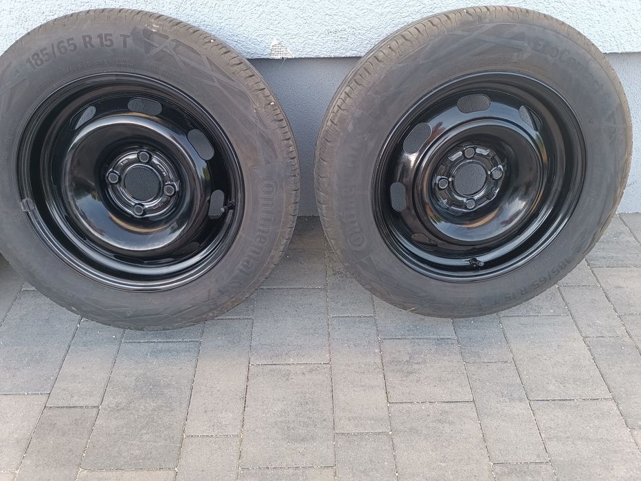 Koła felgi stalowe 4x108 +opony  185/65R15 Continental
