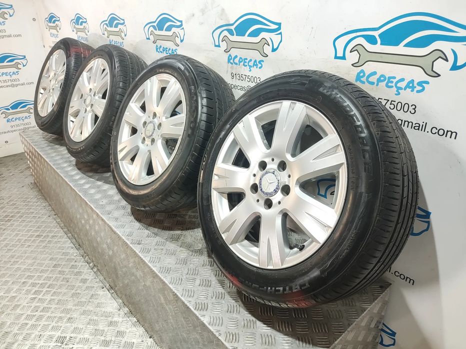 Conjunto Jantes 16 Originais Mercedes Benz Class C W204 7J ET43 5x112