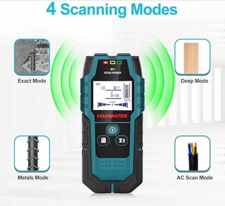 Wykrywacz drewna, wykrywacz metalu, wykrywacz przewodów hanmatek sf1
