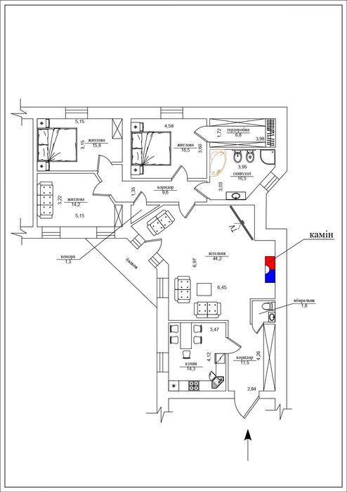 4+-rooms apartment apartment by the address st. Bogdana Khmelnitskogo (area 148 m²) - Atlanta.ua - photo 2