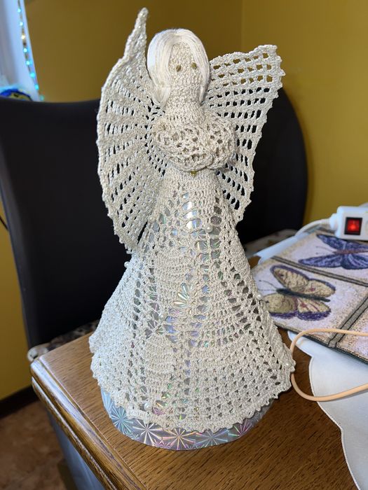 Anioł aniołek hand made robiony na szdełku