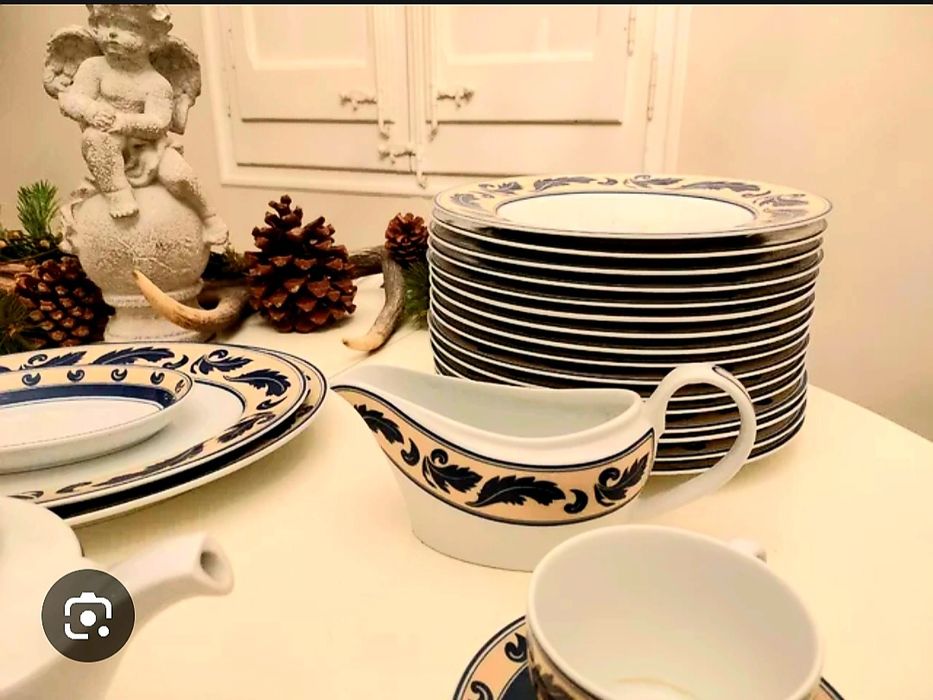 Serviço Vista Alegre "Vento", 128 peças completo NOVO