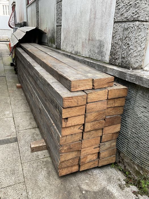 Vigas madeira pitch pine