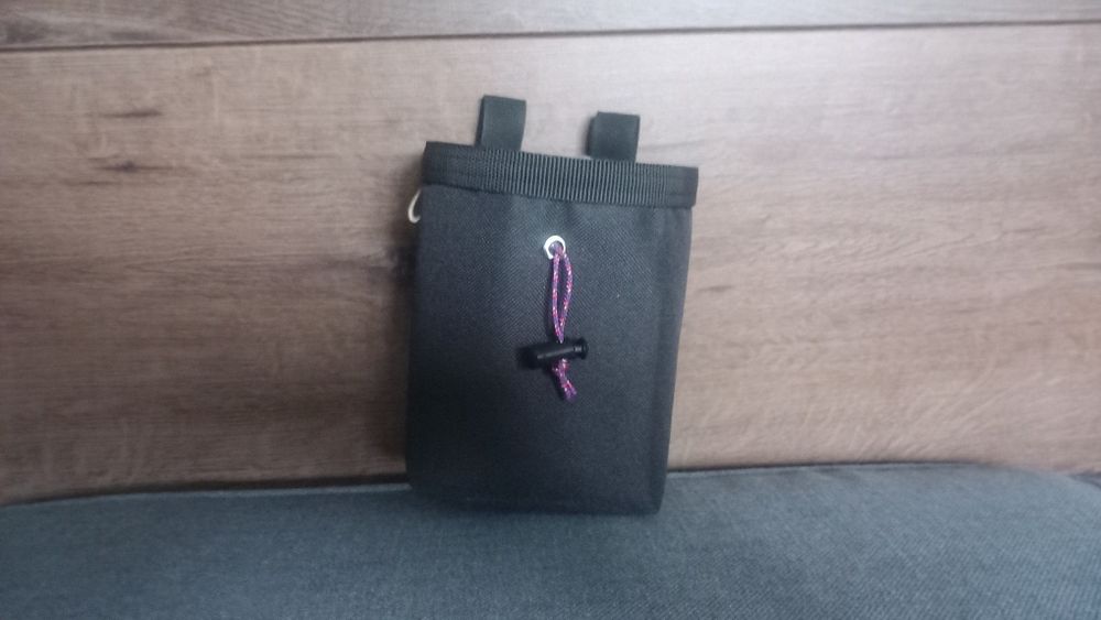 Woreczek na magnezję z cordury handmade superlekki