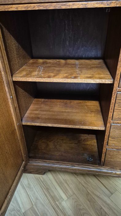 Meble dębowe, komoda, stolik, szafka rtv narożna