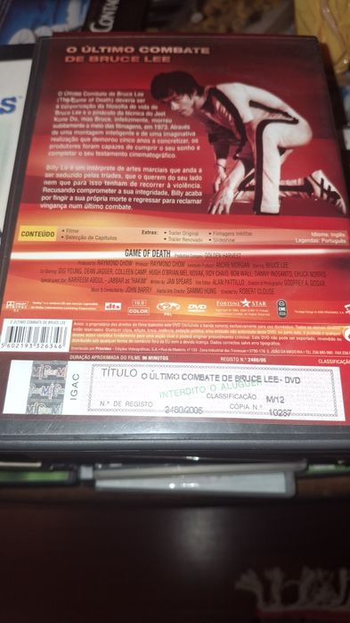 Bruce Lee game of death o último combate dvd