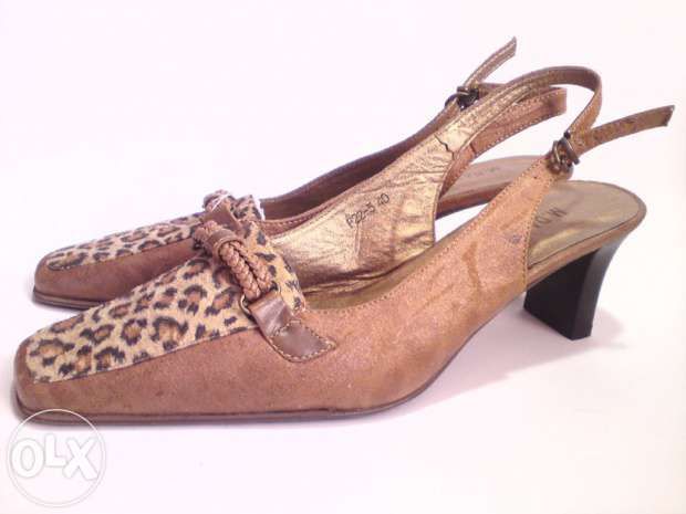 Nowe czółenka panterka 40 / 25 cm