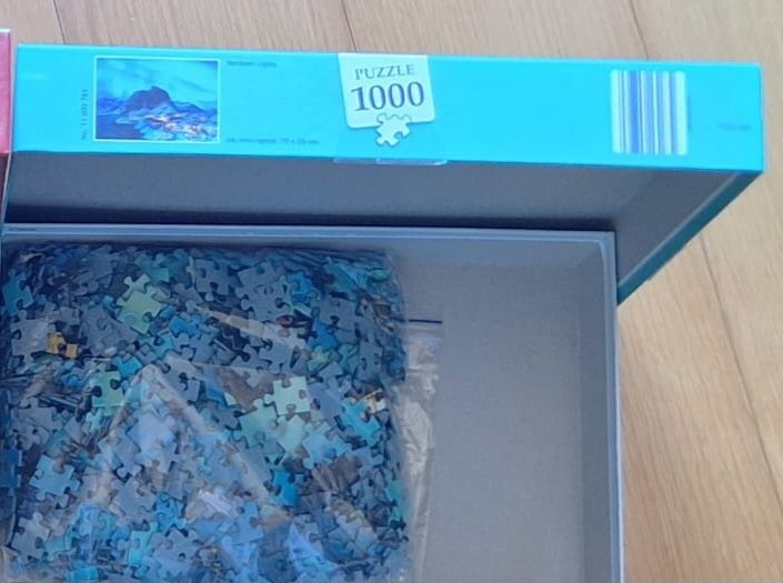 Puzzle de 1000 Peças -  Aurora Boreal