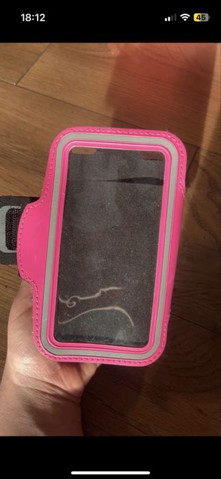 Uchwyt na telefon do biegania odblaskowy