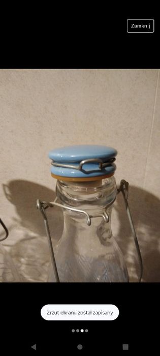 Butelki szklane 2 sztuki
