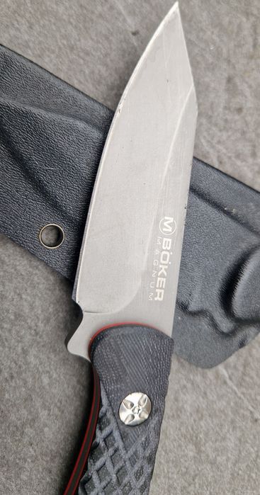 Nóż BÖKER MAGNUM LIFE – Full Tang – G10 – Survival EDC + Kydex