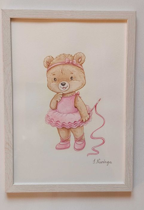 Акварель у дитячу "Балет" А4