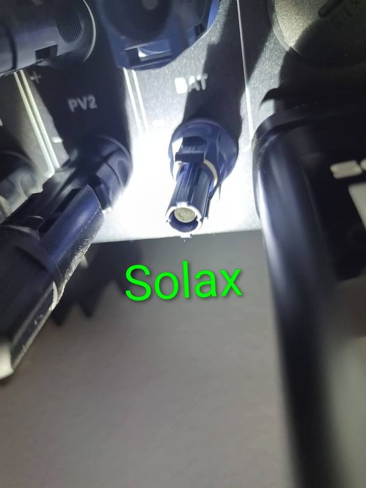 Par de conectores para bateria Solax Fox inversor híbrido