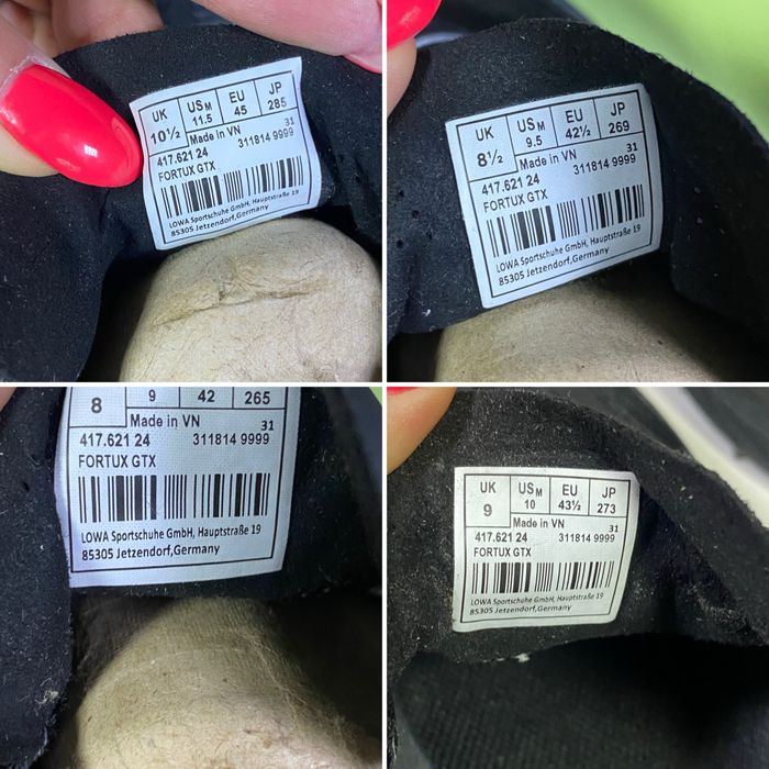 42р, 42.5р, 43.5р, ,45р. Кросівки LOWA Fortux GTX Lo Black ОРИГІНАЛ