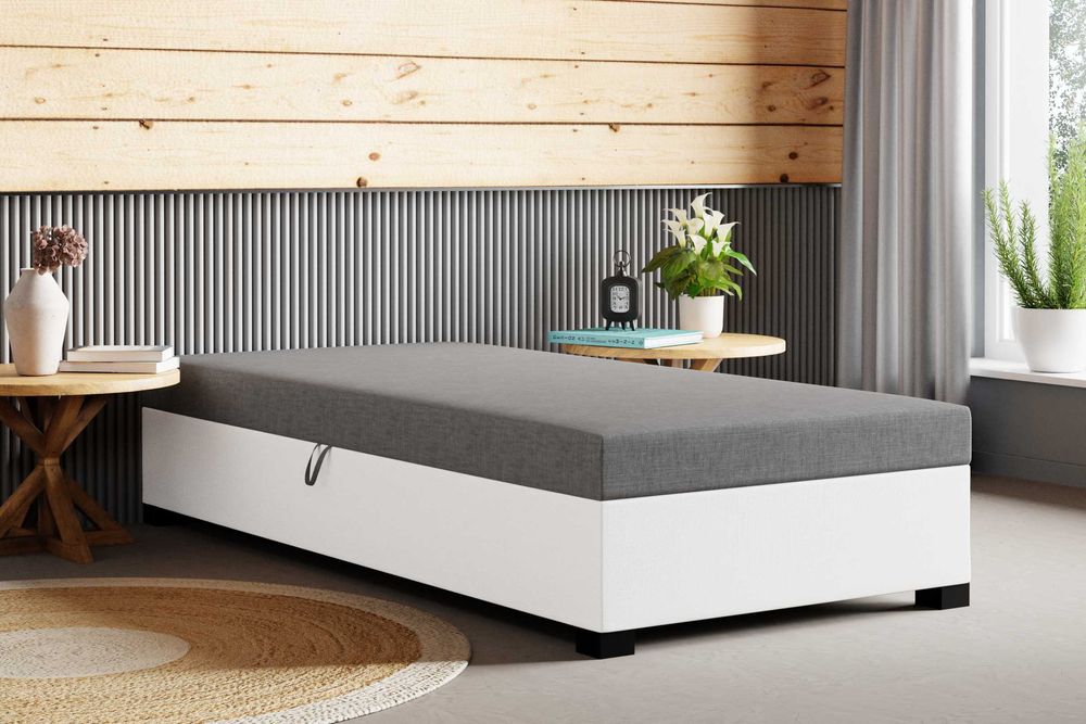 Tapczan jednoosobowy łóżko sofa wersalka pojemnik+materac wysyłka!