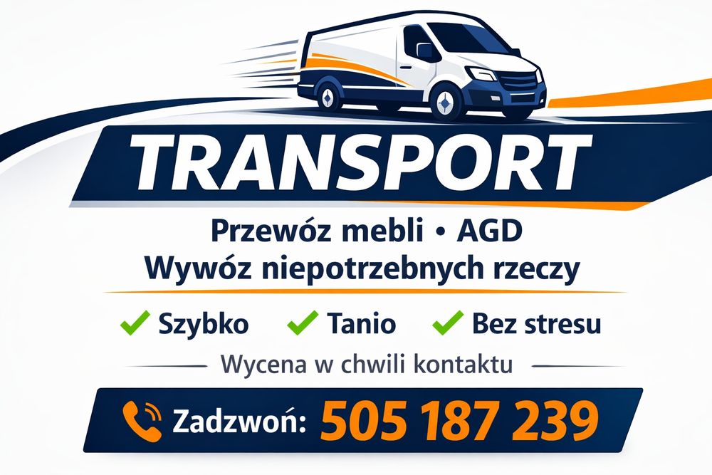 Szybki transport mebli | Przeprowadzki | Odbiór z marketów | TANIO I SOLIDNIE