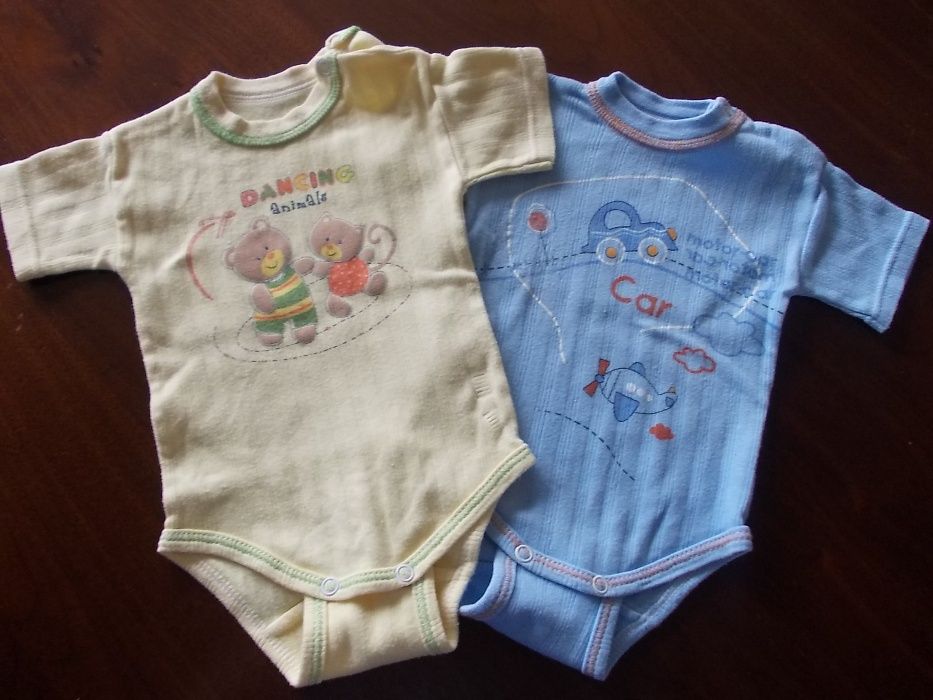 Body krótki rękaw 2 szt. 62/68