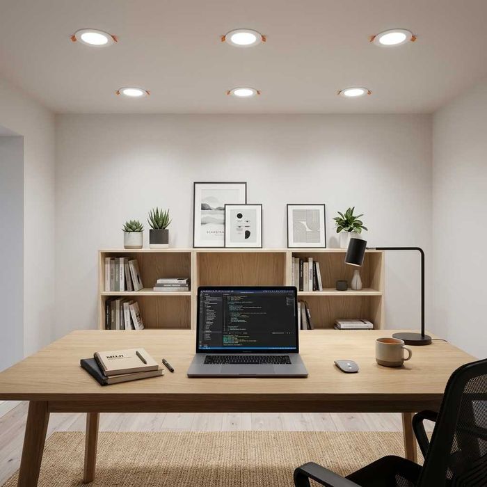 Komplet 6 oczek LED Smart RGB Alexa Bluetooth 8W HYDONG – nowe