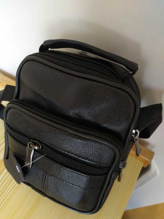 Натуральная кожа мужская сумка барсетка тактическая кожаная портфель