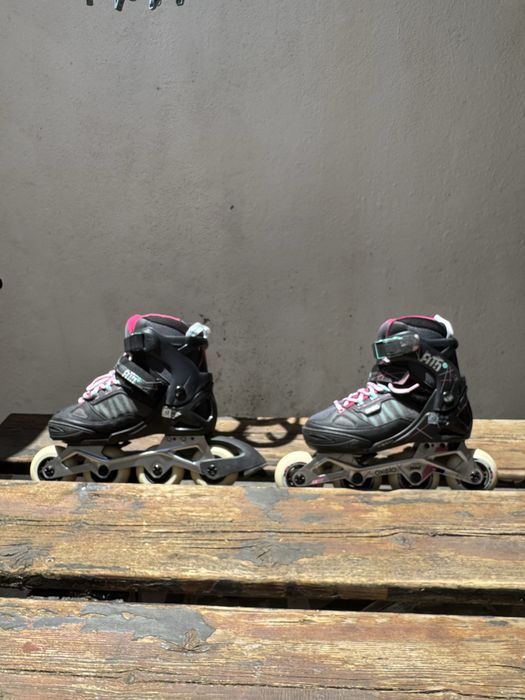 Patins em Linha Oxelo Fit 3 Ajustáveis