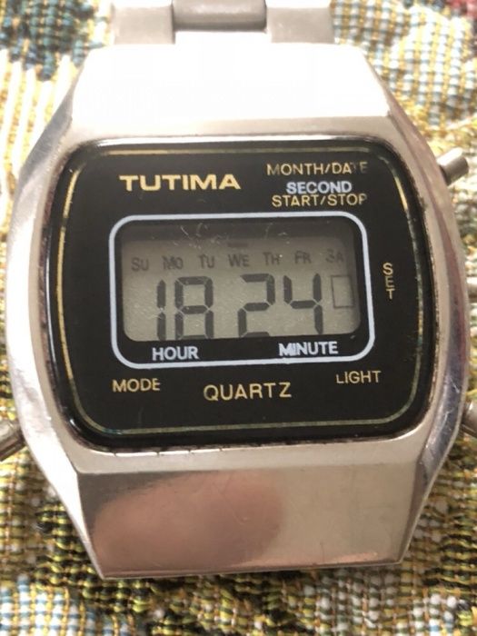 Zegarek elektroniczny Tutima, vintage dobrej cenionej marki