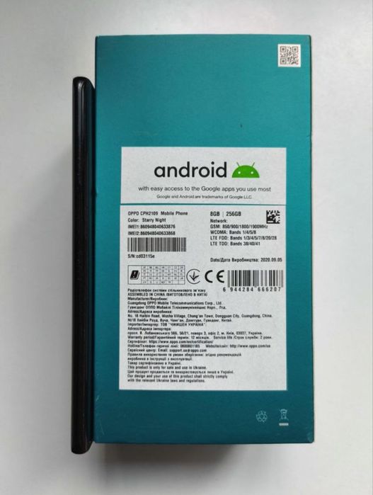 Oppo reno4 pro 8gb/256gb