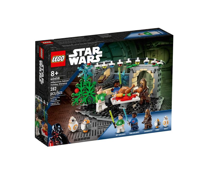 LEGO 40658 Star Wars - Świąteczna diorama z Sokołem Millennium