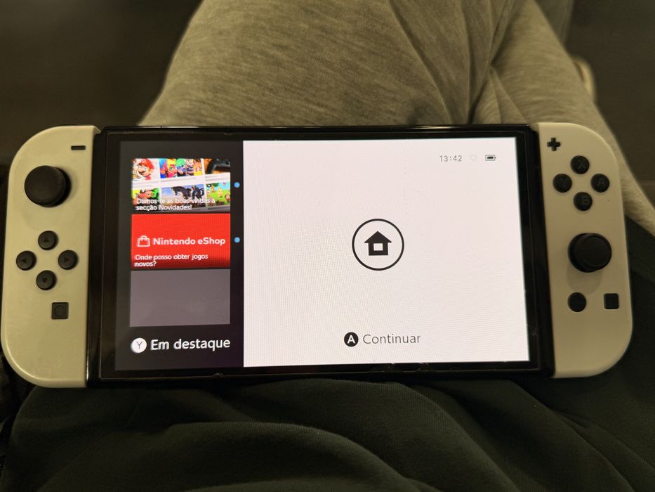 Nintendo Switch Oled com Cartão Memoria