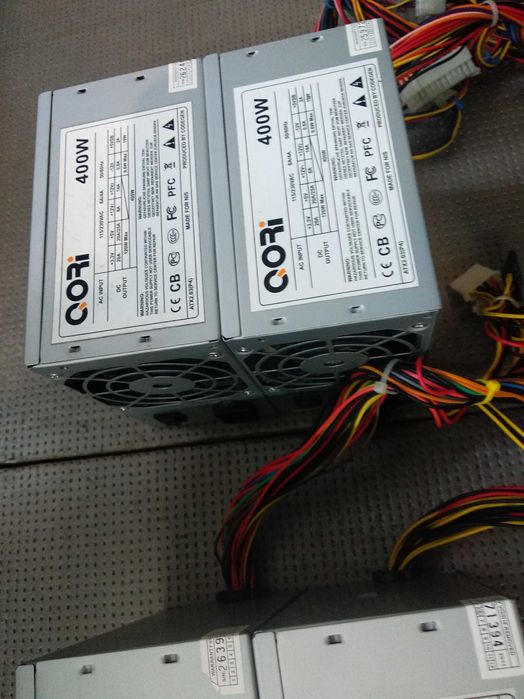 робочий БЛОК ЖИВЛЕННЯ QORI 400W-450W 120 мм кулер 20+4pin 3 шт SATA