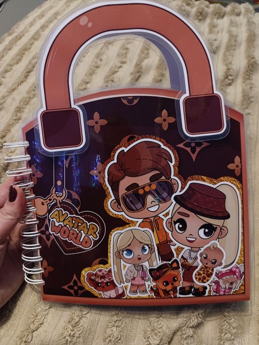 Сумочка на липучках,игра на липучке,avatar world,будинок на липучках