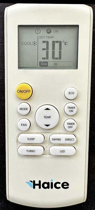 Controlo Remoto Ar Condicionado, como Novo
