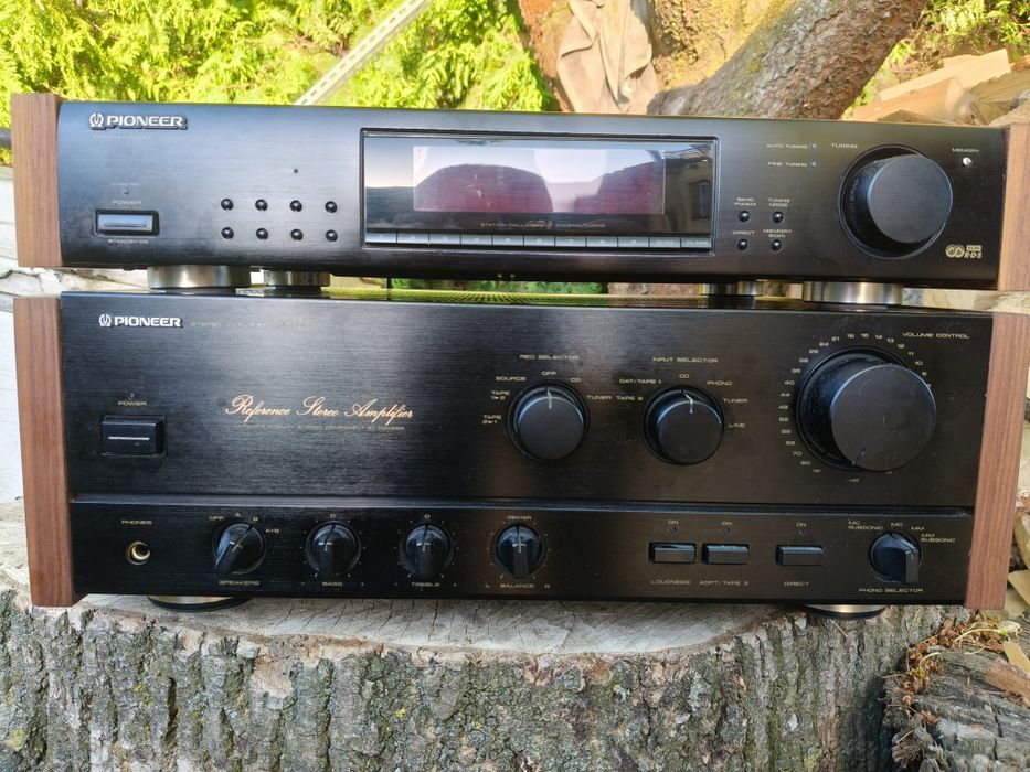 Top Pioneer a-656 drewno  + f-504rds okazja!