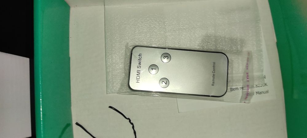 Switcher  hdmi  com comando 1 out, 3 in
