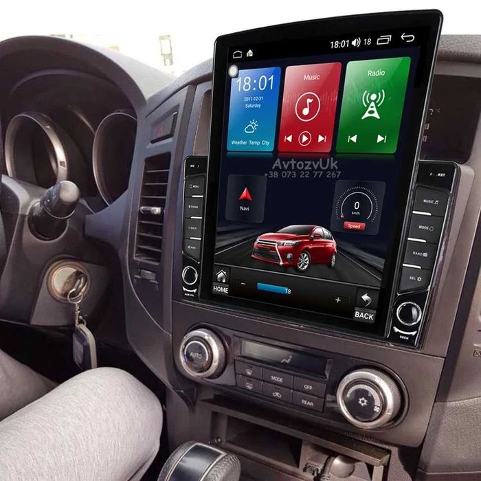 Магнитола PAJERO Mitsubishi Vagon Rockford Паджеро CarPlay Android 15